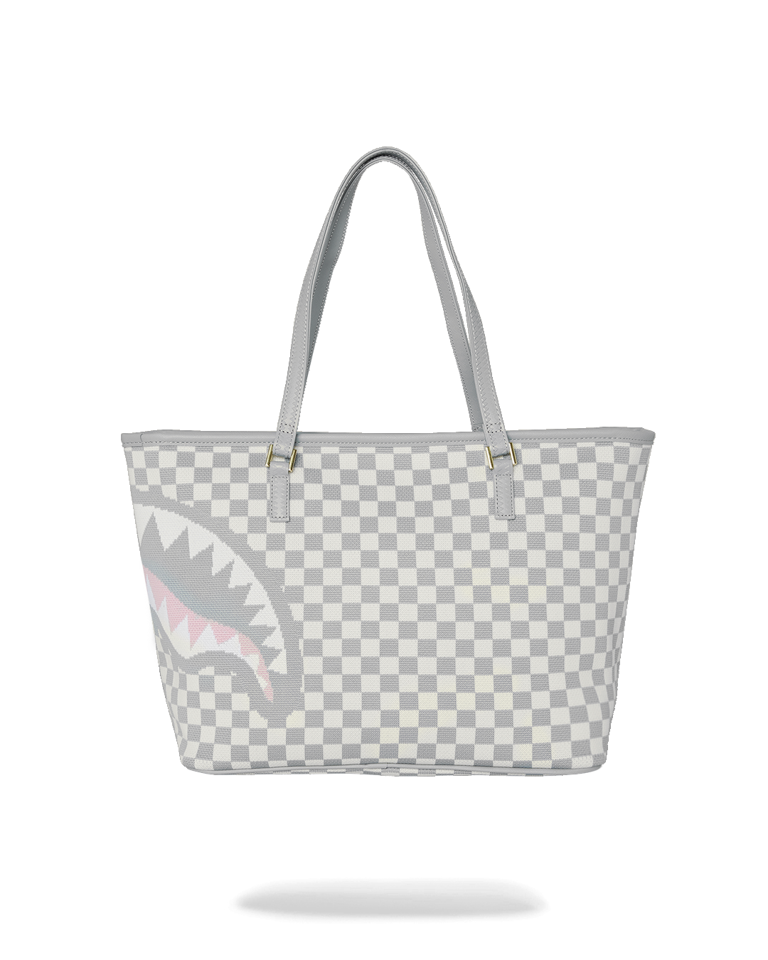 KNIT SHARKS IN PARIS IN CREAM TOTE