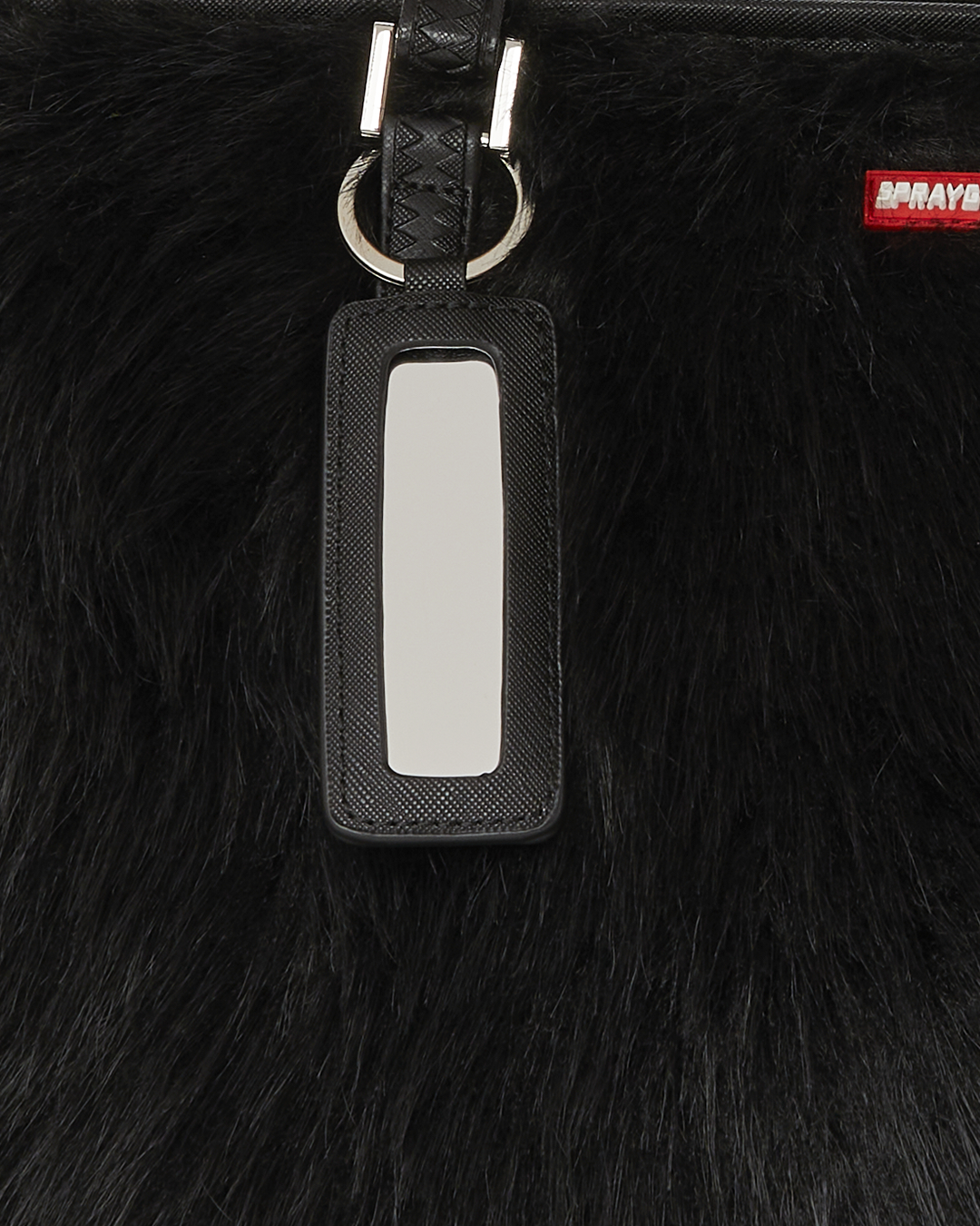FUR CRAY BLACK TOTE