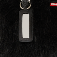FUR CRAY BLACK TOTE