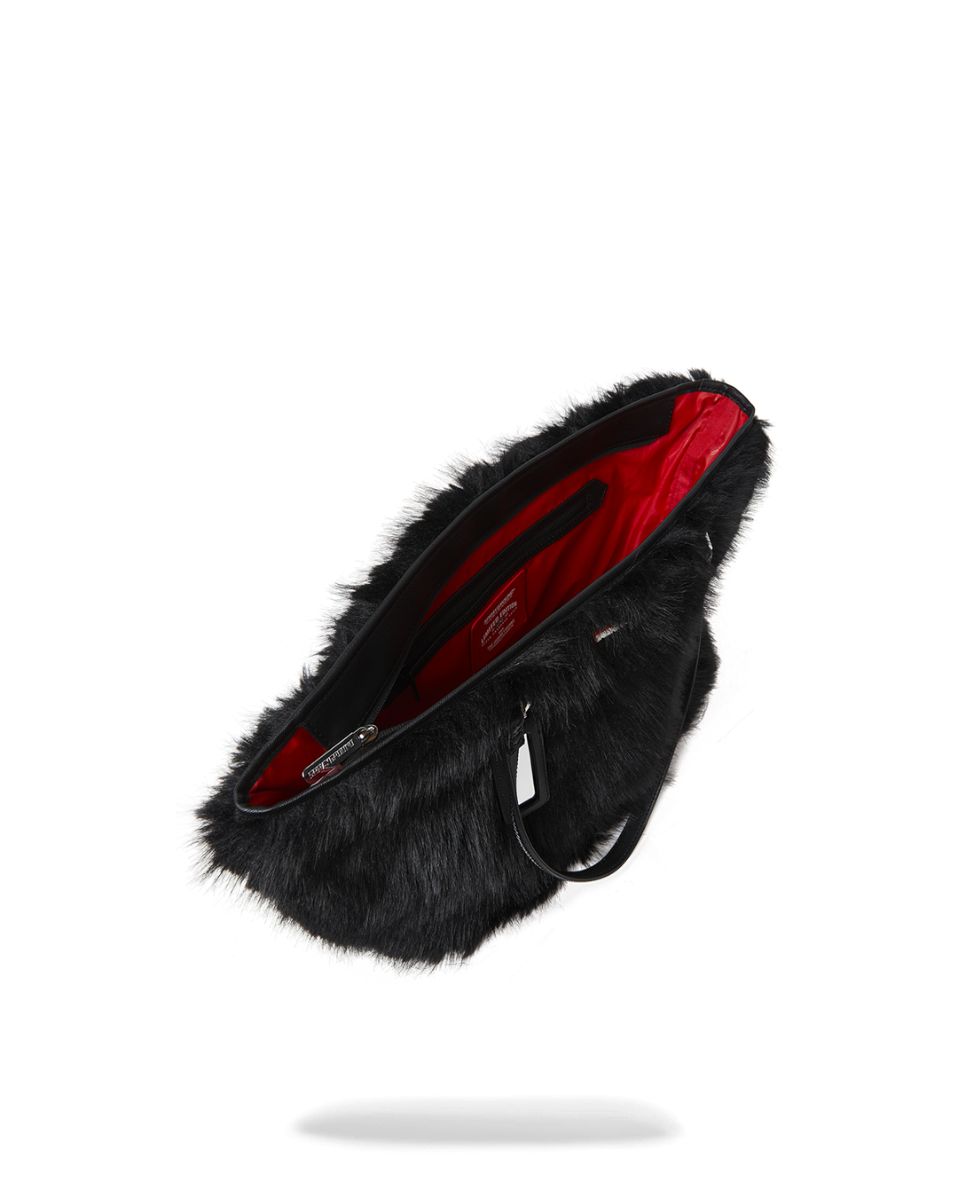 FUR CRAY BLACK TOTE