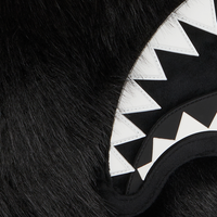 FUR CRAY BLACK TOTE