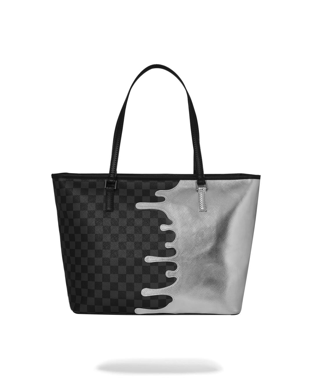 SILVER SIDE DRIP TOTE