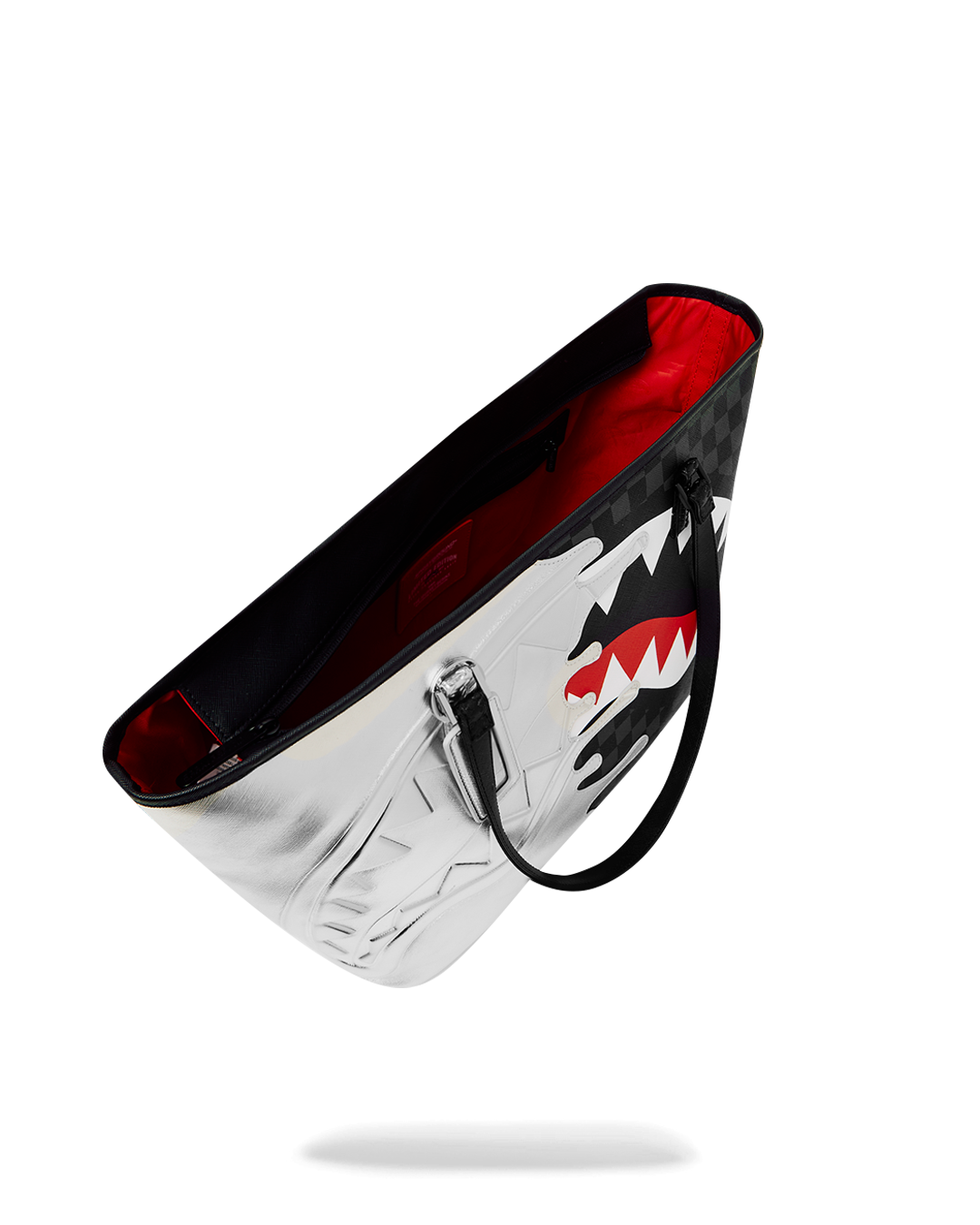 SILVER SIDE DRIP TOTE