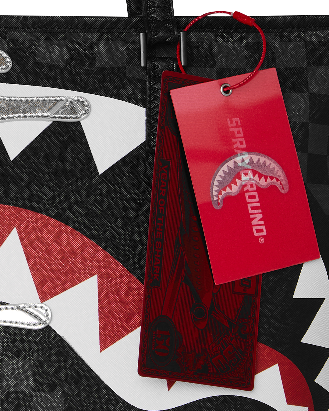 SILVER SIDE DRIP TOTE