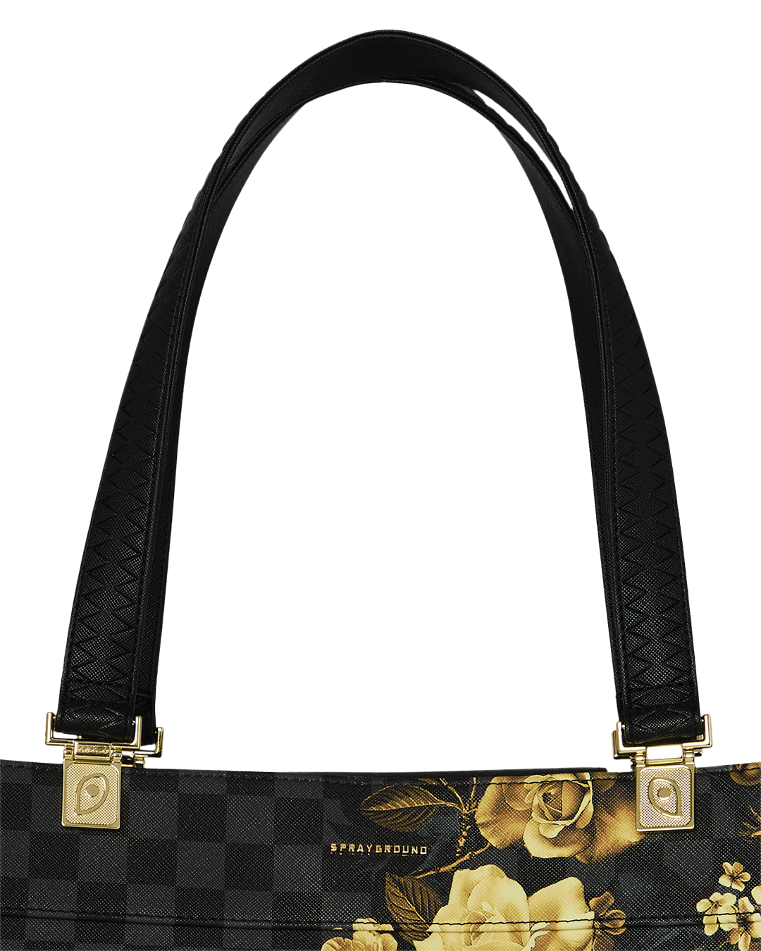 GOLD FLORAL REMIX TORTUGA TOTE