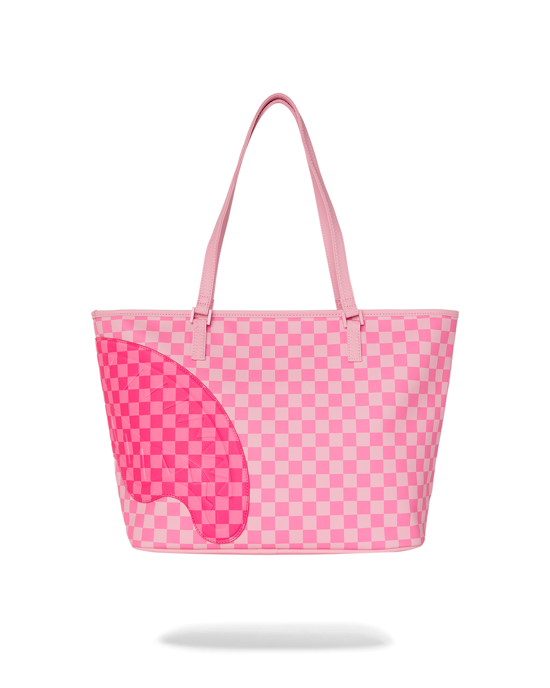 PINK SHARKS IN PARIS PATCH TOTE