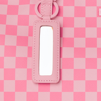 PINK SHARKS IN PARIS PATCH TOTE