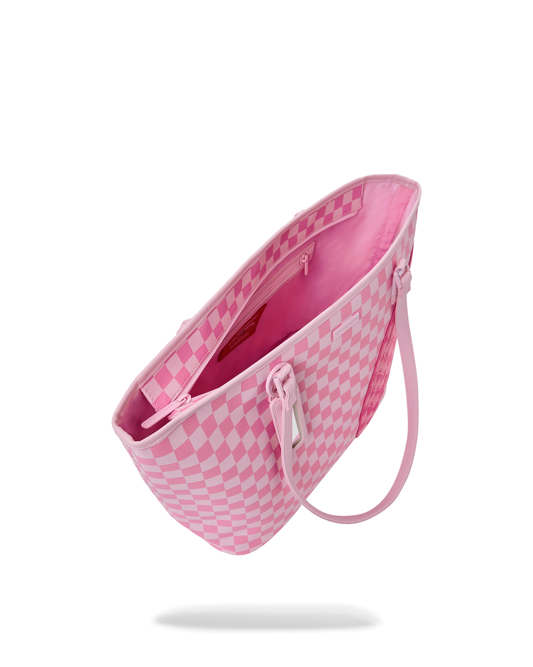 PINK SHARKS IN PARIS PATCH TOTE
