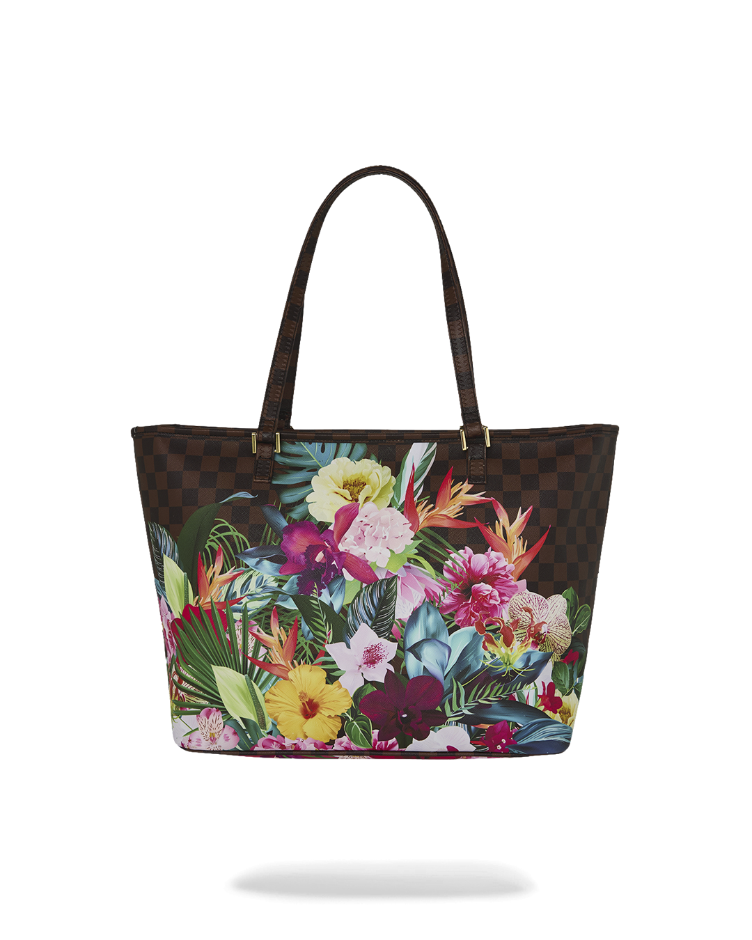 SIP FLOWERING JUNGLE SHARK TOTE