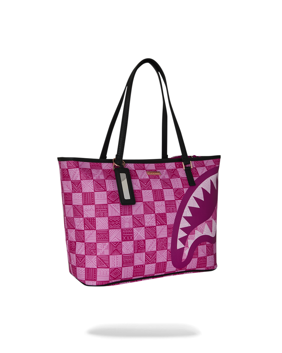 AI PINK CHECK DLX TOTE