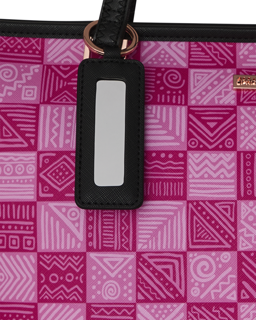 AI PINK CHECK DLX TOTE