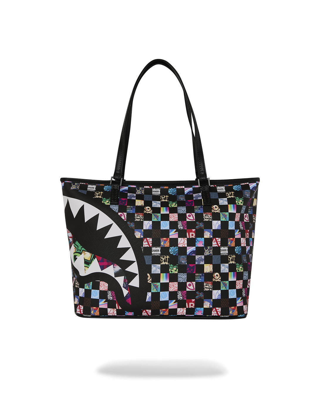 CRAZY CHECK TOTE