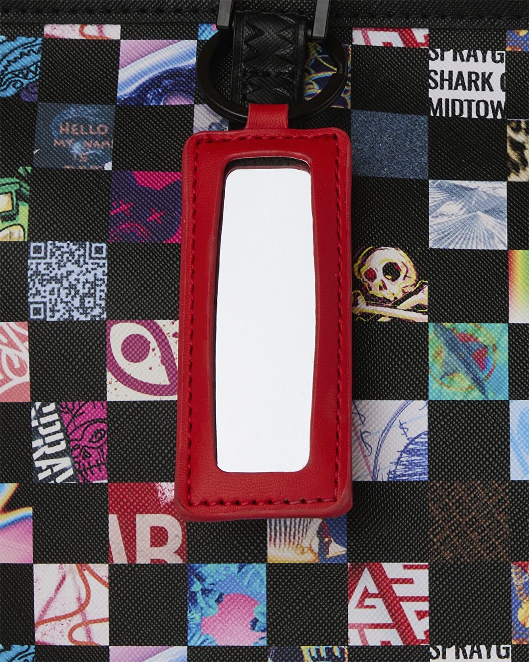 CRAZY CHECK TOTE