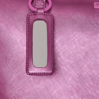 METALLIC PINK DRIP TOTE