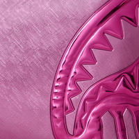 METALLIC PINK DRIP TOTE