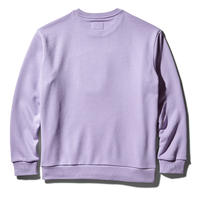 SG CHENILLE SMILEY CREW NECK PULLOVER PURPLE - spraygroundgcc