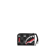 GRAY PEEKING CHARACTER CHECK WALLET