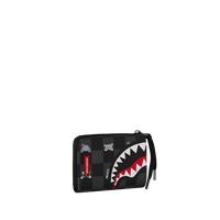 GRAY PEEKING CHARACTER CHECK WALLET