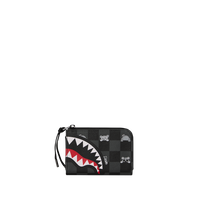 GRAY PEEKING CHARACTER CHECK WALLET