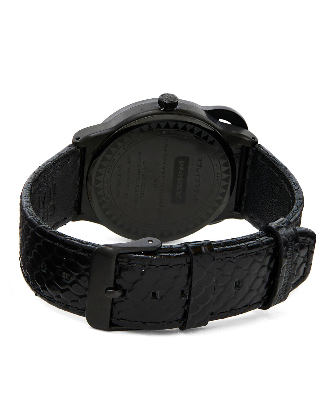 SPRAYGROUND BLACK SNAKE WATCH