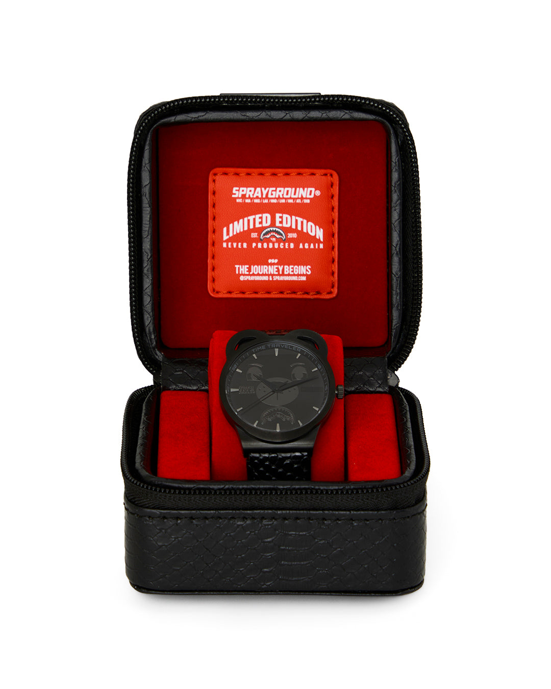 SPRAYGROUND BLACK SNAKE WATCH