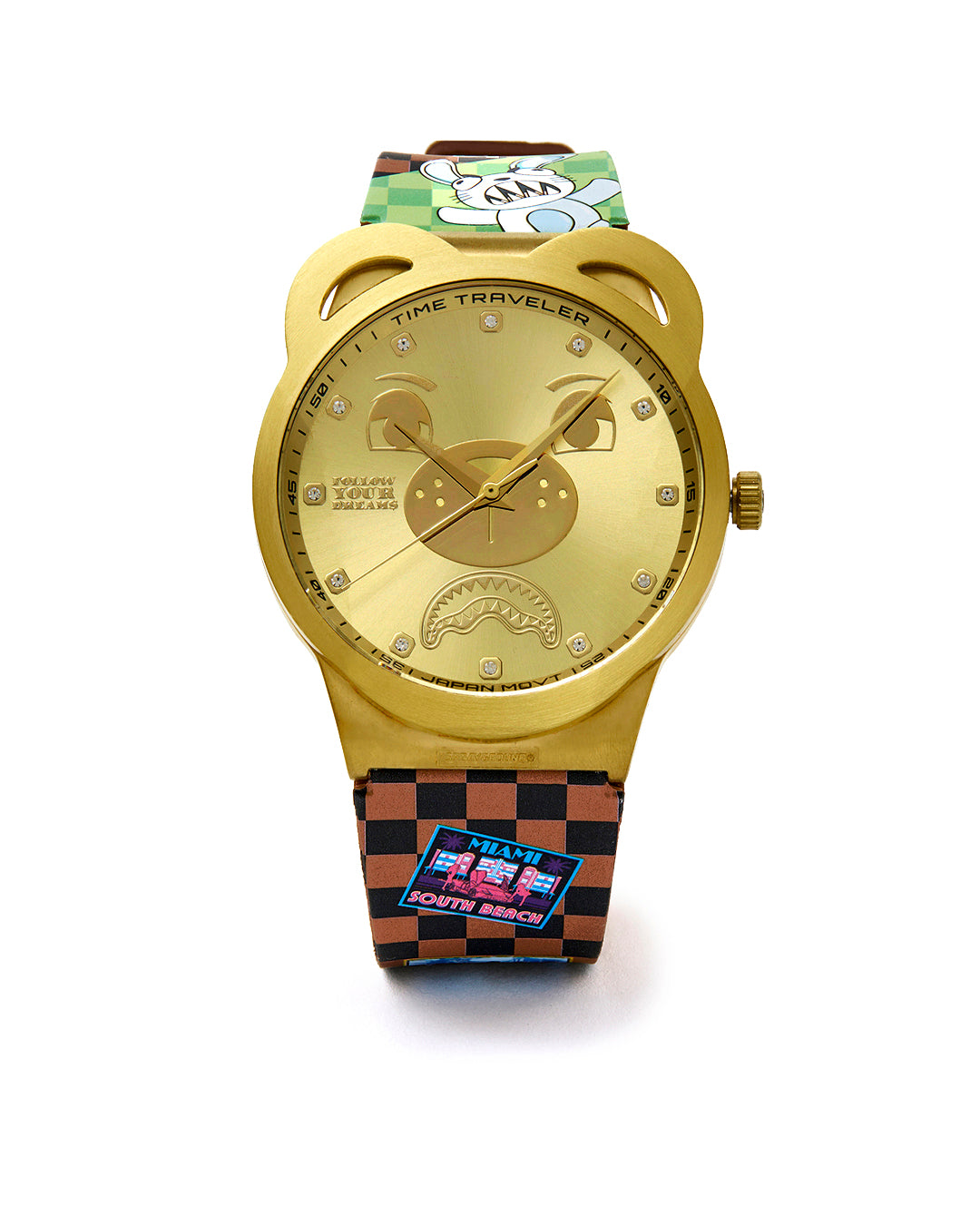 SPRAYGROUND GOLD GLOBAL MOGUL WATCH