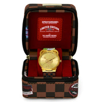 SPRAYGROUND GOLD GLOBAL MOGUL WATCH